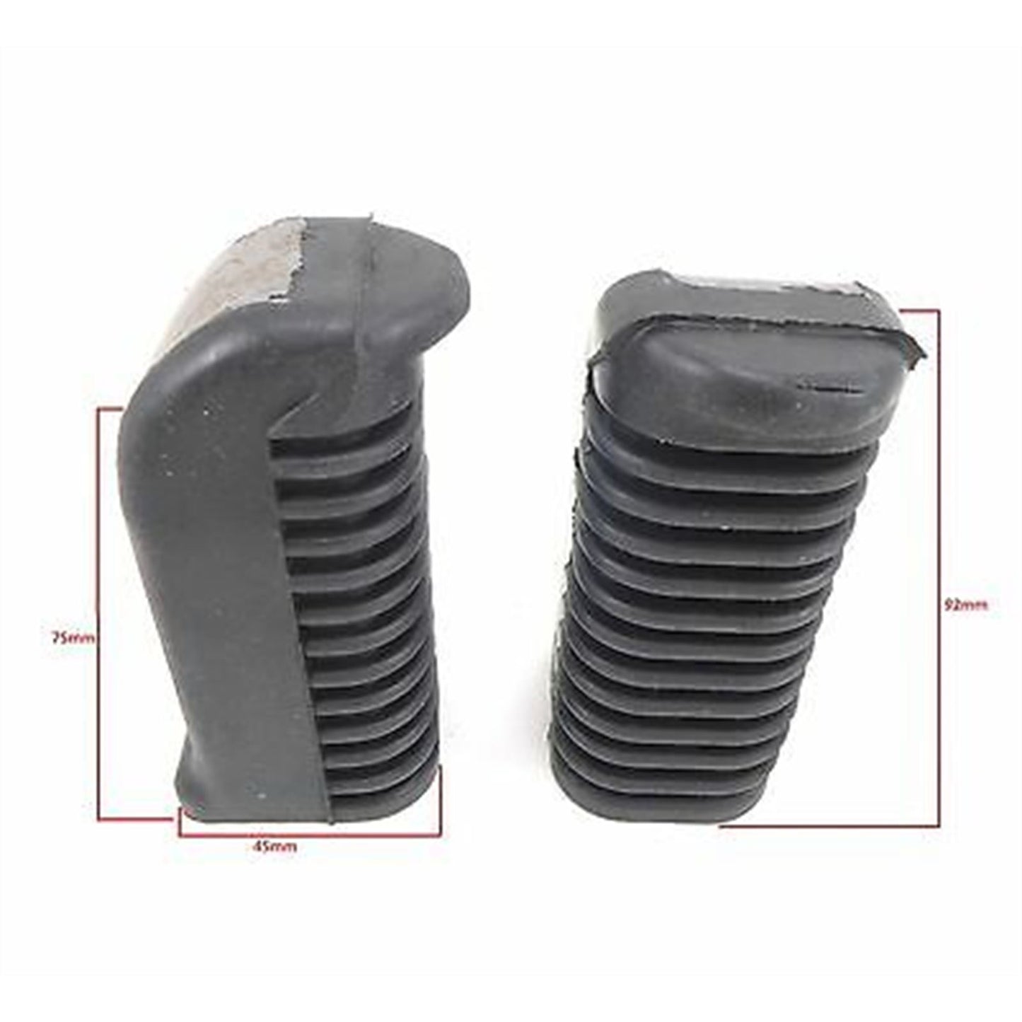 2FastMoto Front Footrest Footpeg Rubber Cover Set for Yamaha XJ550, XJ550R [MPN: 4L0-27423-00.]_656709