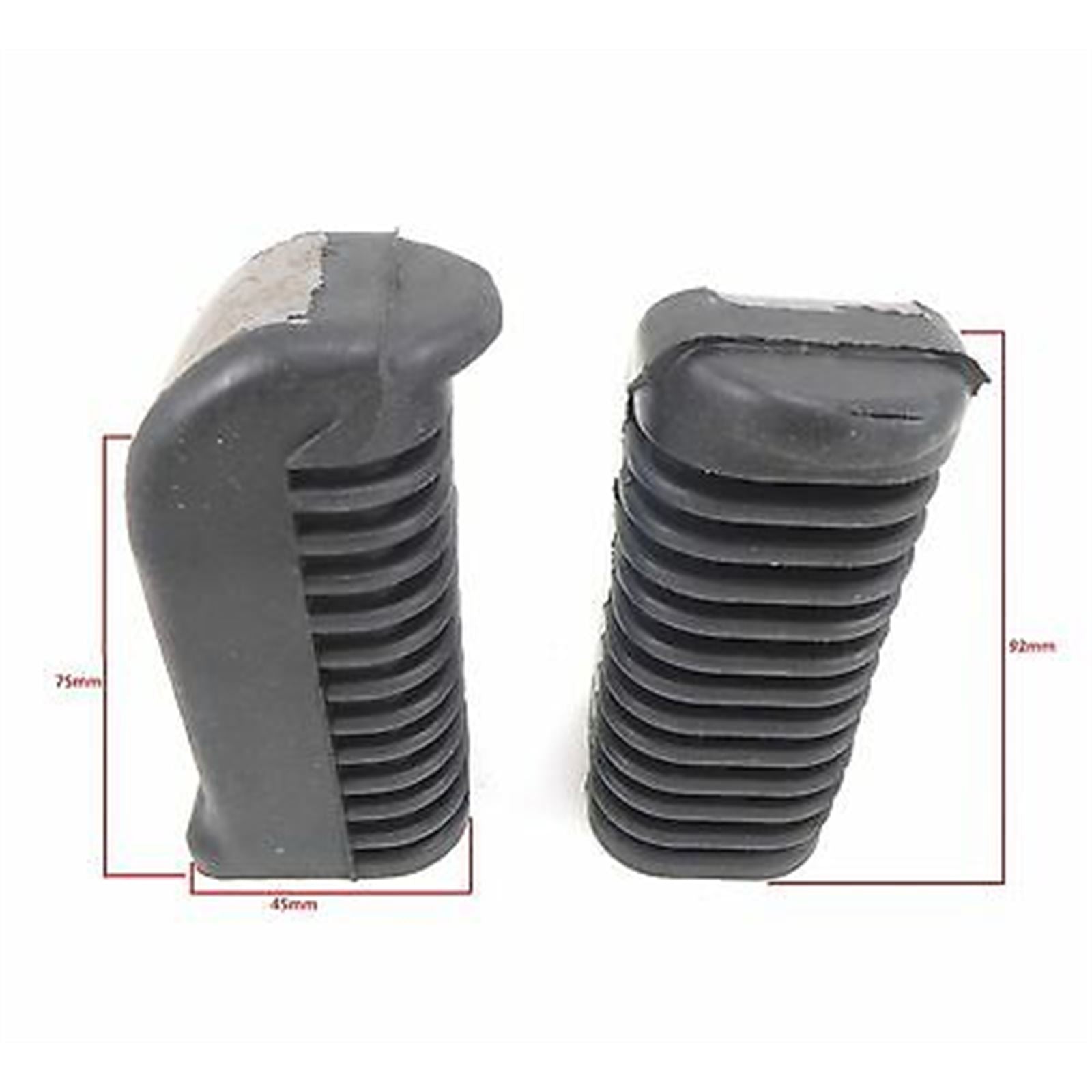 2FastMoto Front Footrest Footpeg Rubber Cover Set for Yamaha XJ550, XJ550R [MPN: 4L0-27423-00.]_656709