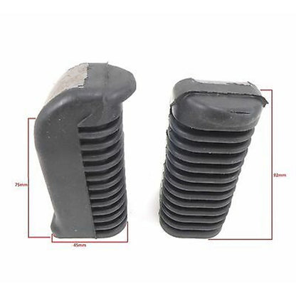 2FastMoto Front Footrest Footpeg Rubber Cover Set for Yamaha XJ550, XJ550R [MPN: 4L0-27423-00.]_656709