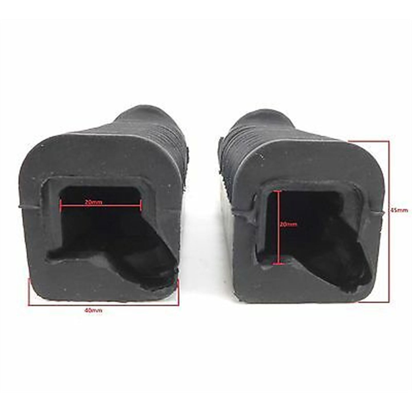2FastMoto Front Footrest Footpeg Rubber Cover Set for Yamaha XJ550, XJ550R [MPN: 4L0-27423-00.]_656710