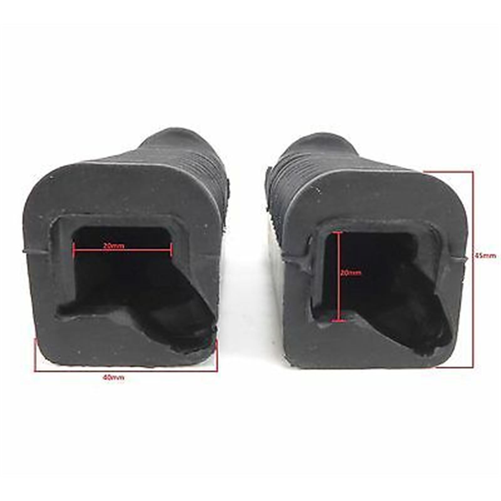 2FastMoto Front Footrest Footpeg Rubber Cover Set for Yamaha XJ550, XJ550R [MPN: 4L0-27423-00.]_656710