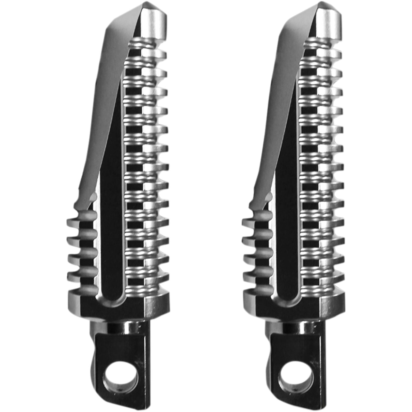 Burly Brand Havoc Footpegs - Clear Anodized B13-1003S_357558