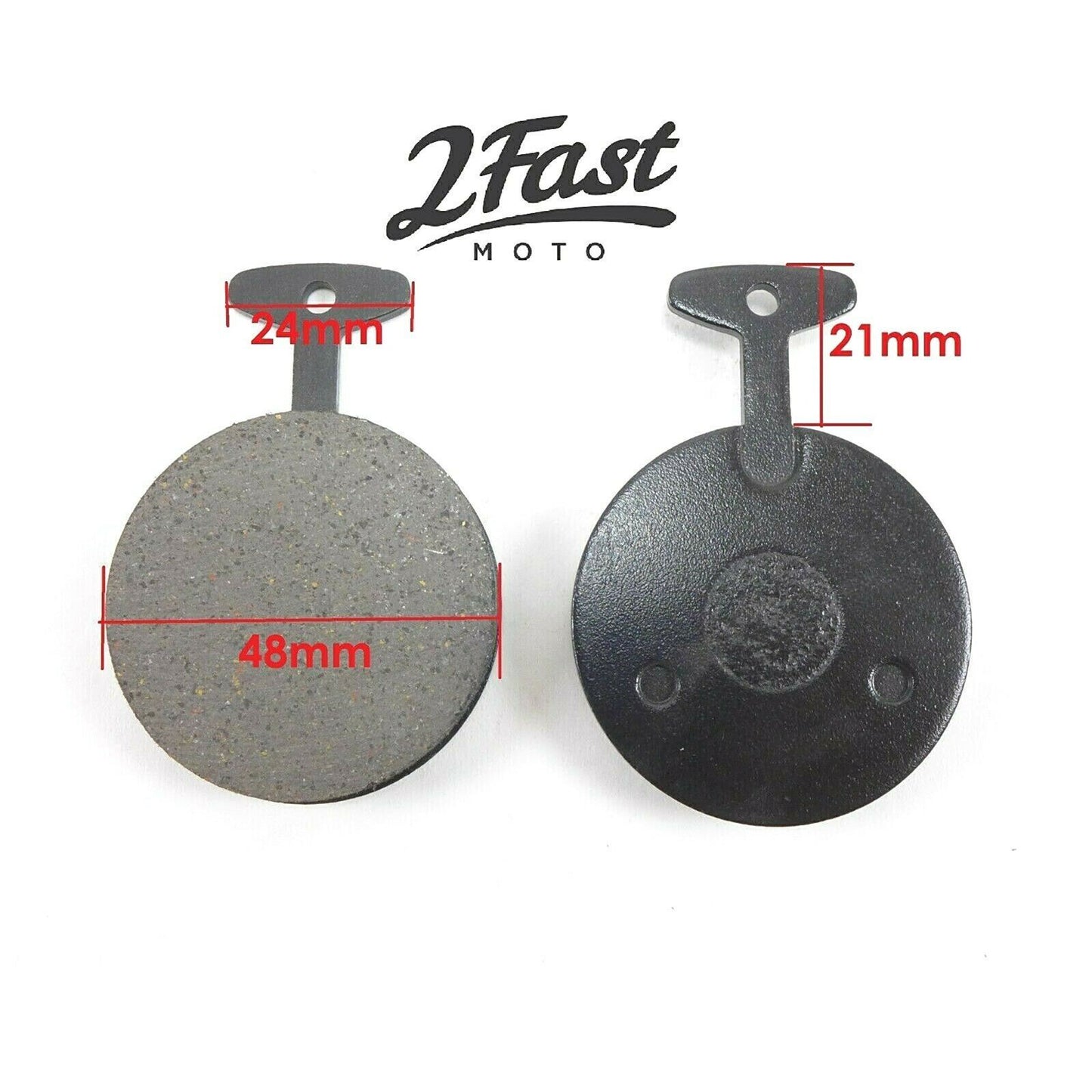 2FastMoto Front Disc Brake Pads Made with Organic Metal for Yamaha RD TX XS 1A1-W0045-00_623275