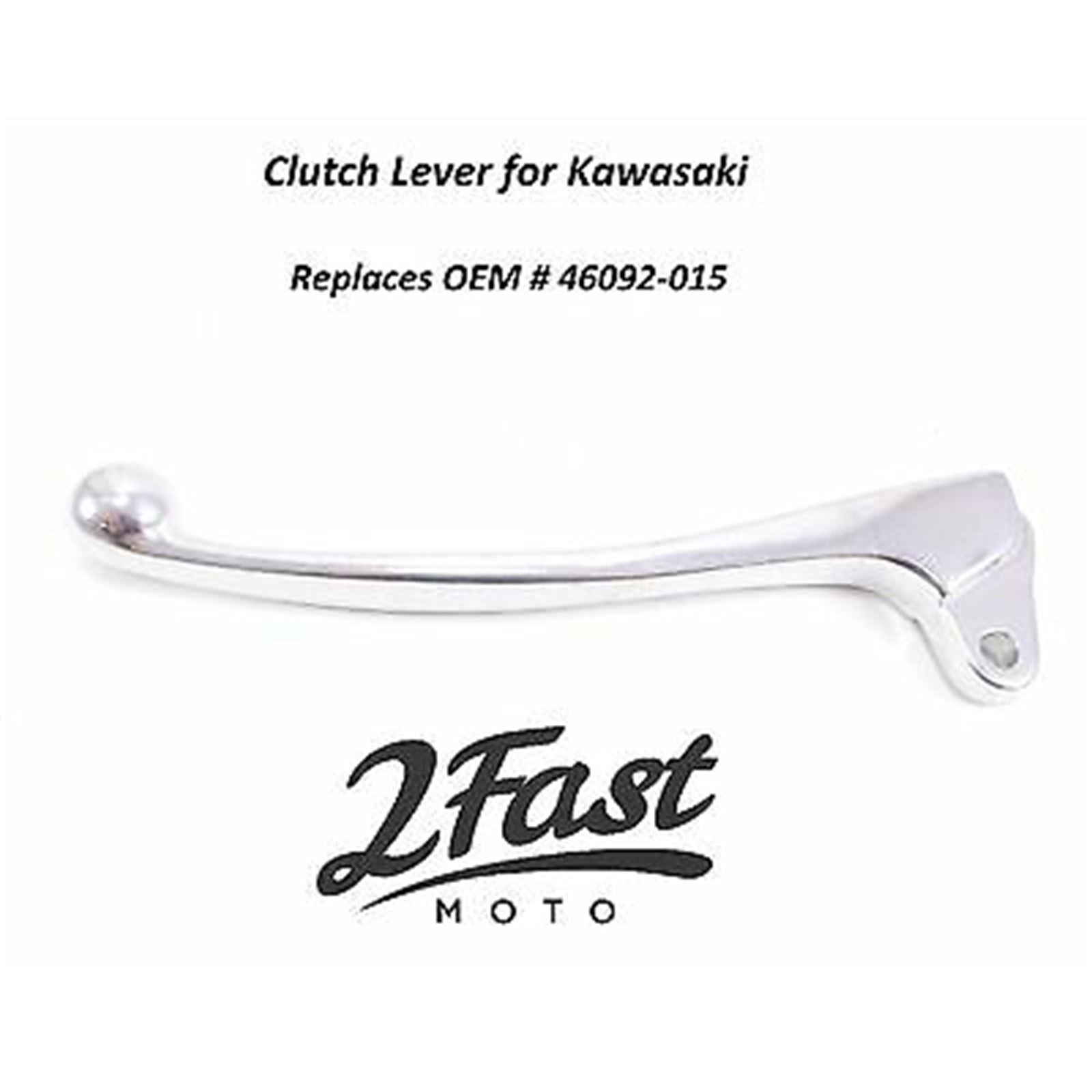 2FastMoto Left Clutch Lever For Kawasaki KLT250A, KV100, KH250, KD125, KE175 2fm-30-19812_631779