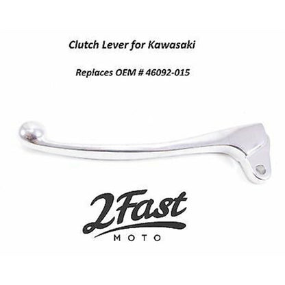 2FastMoto Left Clutch Lever For Kawasaki KLT250A, KV100, KH250, KD125, KE175 2fm-30-19812_631779