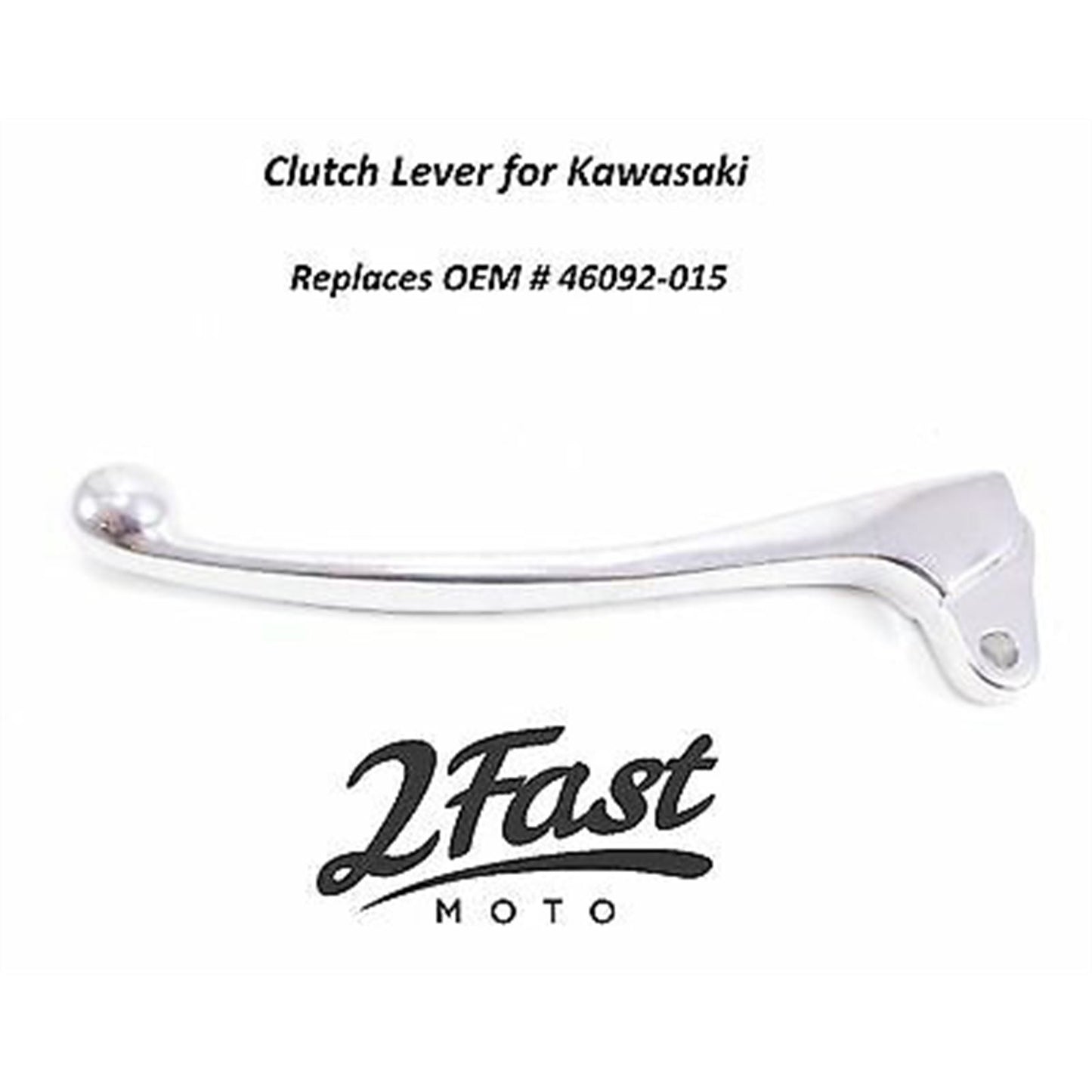 2FastMoto Left Clutch Lever For Kawasaki KLT250A, KV100, KH250, KD125, KE175 2fm-30-19812_656752