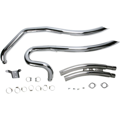 Cobra Speedster Swept Exhaust - Chrome - For Suzuki M90 3223_362014