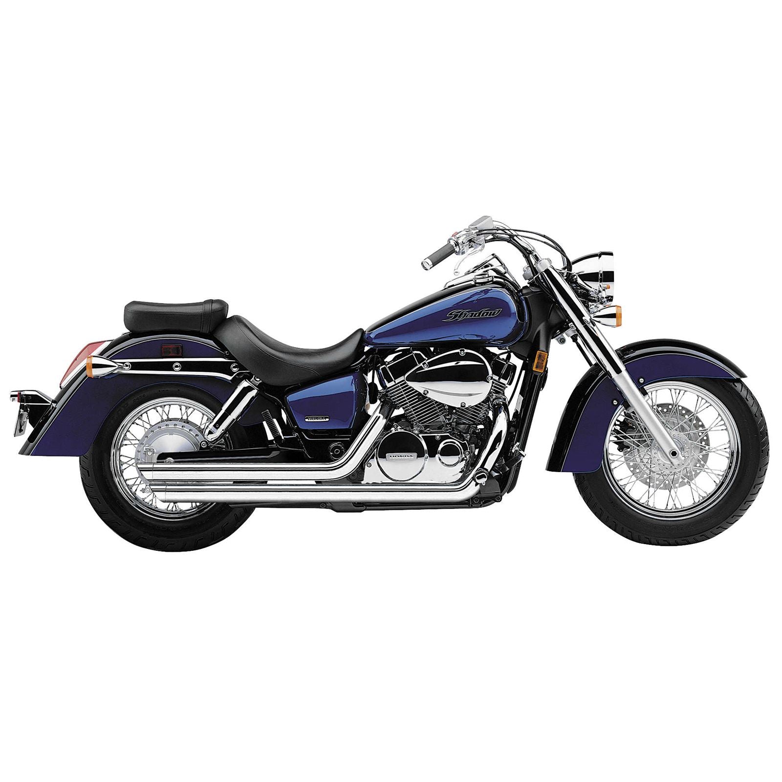 Cobra Streetrod Slashdown Exhaust - Chrome - VT750 Aero 1913_81388