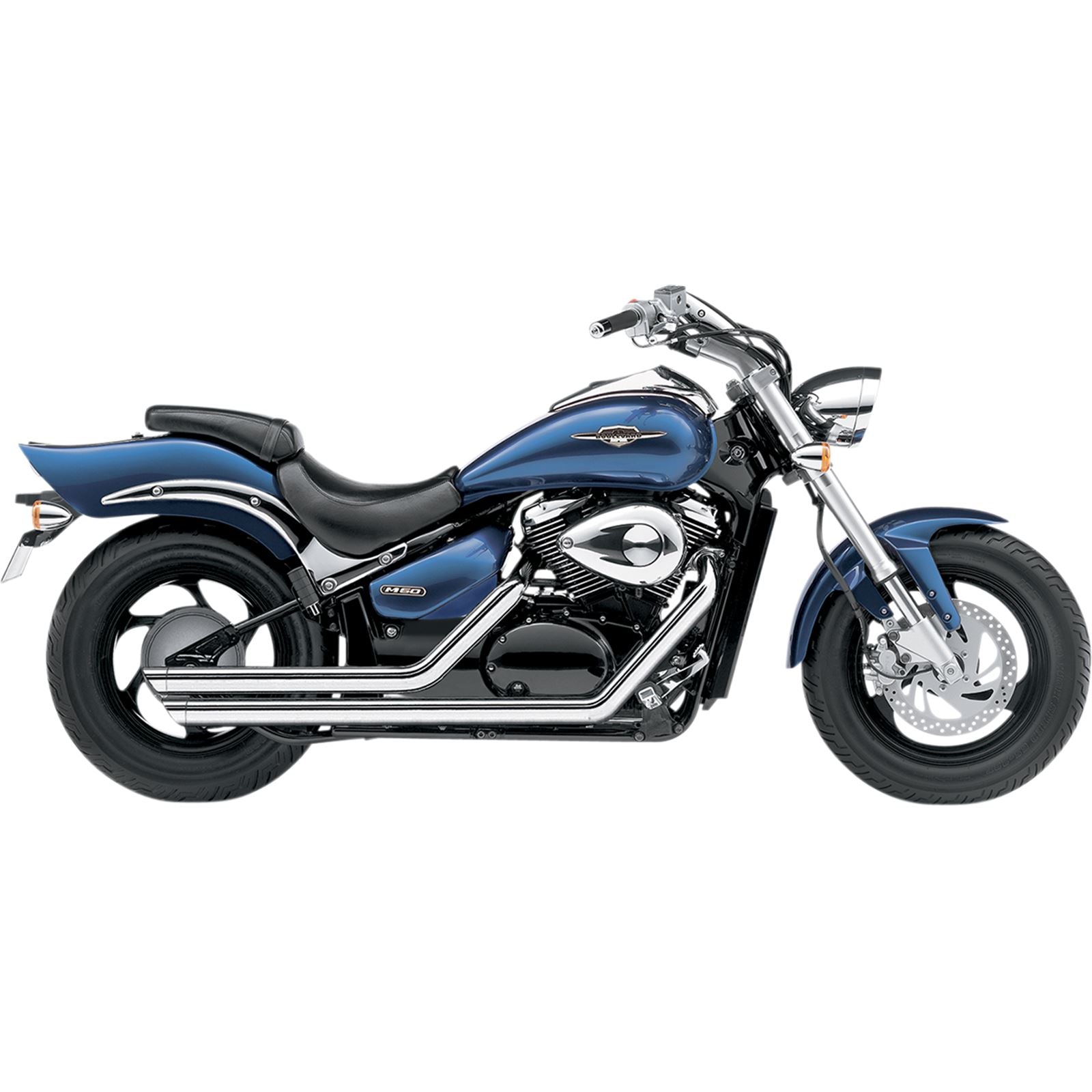 Cobra Streetrod Slashdown Exhaust - Chrome - C50/M50 3917_361989