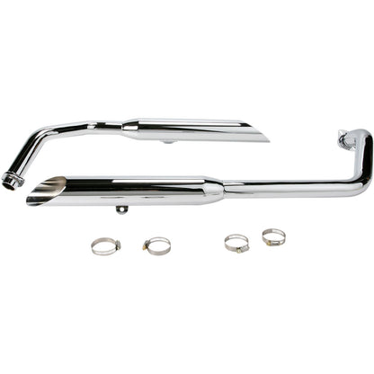 Cobra Classic Slashcut Exhaust - Chrome - Shadow Spirit 1374SC_362309