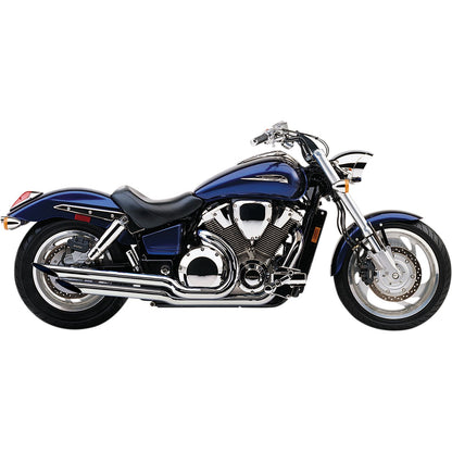 Cobra Angled Slashcut Exhaust - Chrome - VTX1800C/F 1675SC_362312