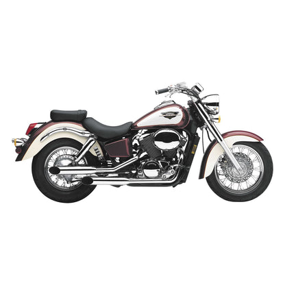 Cobra Classic Slashcut Exhaust - Chrome - VT750C 1371SC_81418