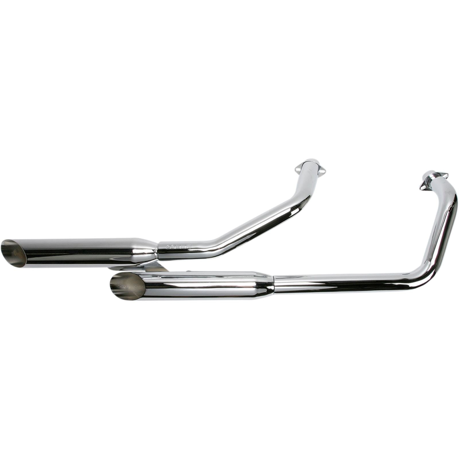 Cobra Classic Slashcut Exhaust - Chrome - VT750C 1371SC_362308