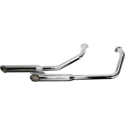 Cobra Classic Slashcut Exhaust - Chrome - VT750C 1371SC_362308