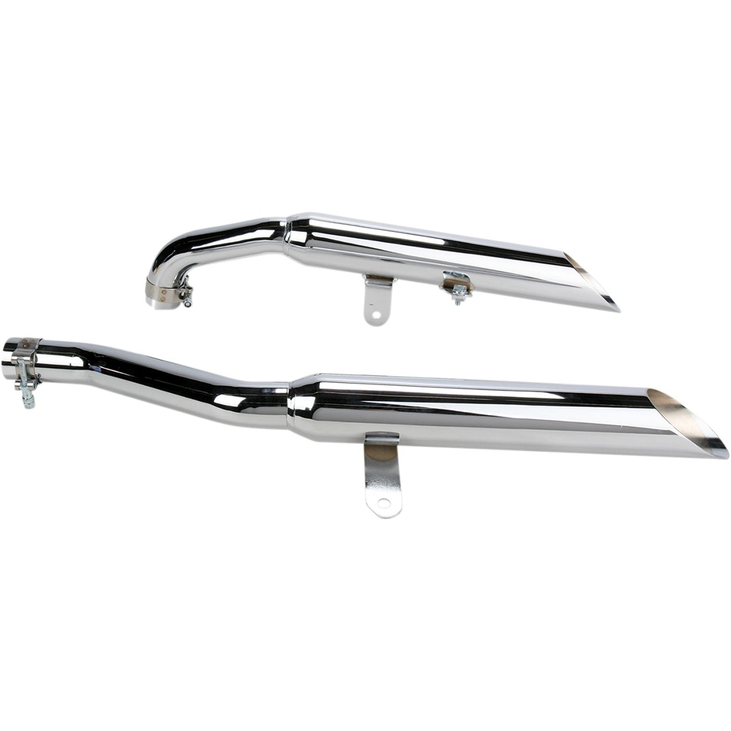 Cobra Slashcut Mufflers - Chrome - XV750/1100 2165SC_362316