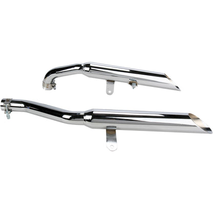Cobra Slashcut Mufflers - Chrome - XV750/1100 2165SC_362316