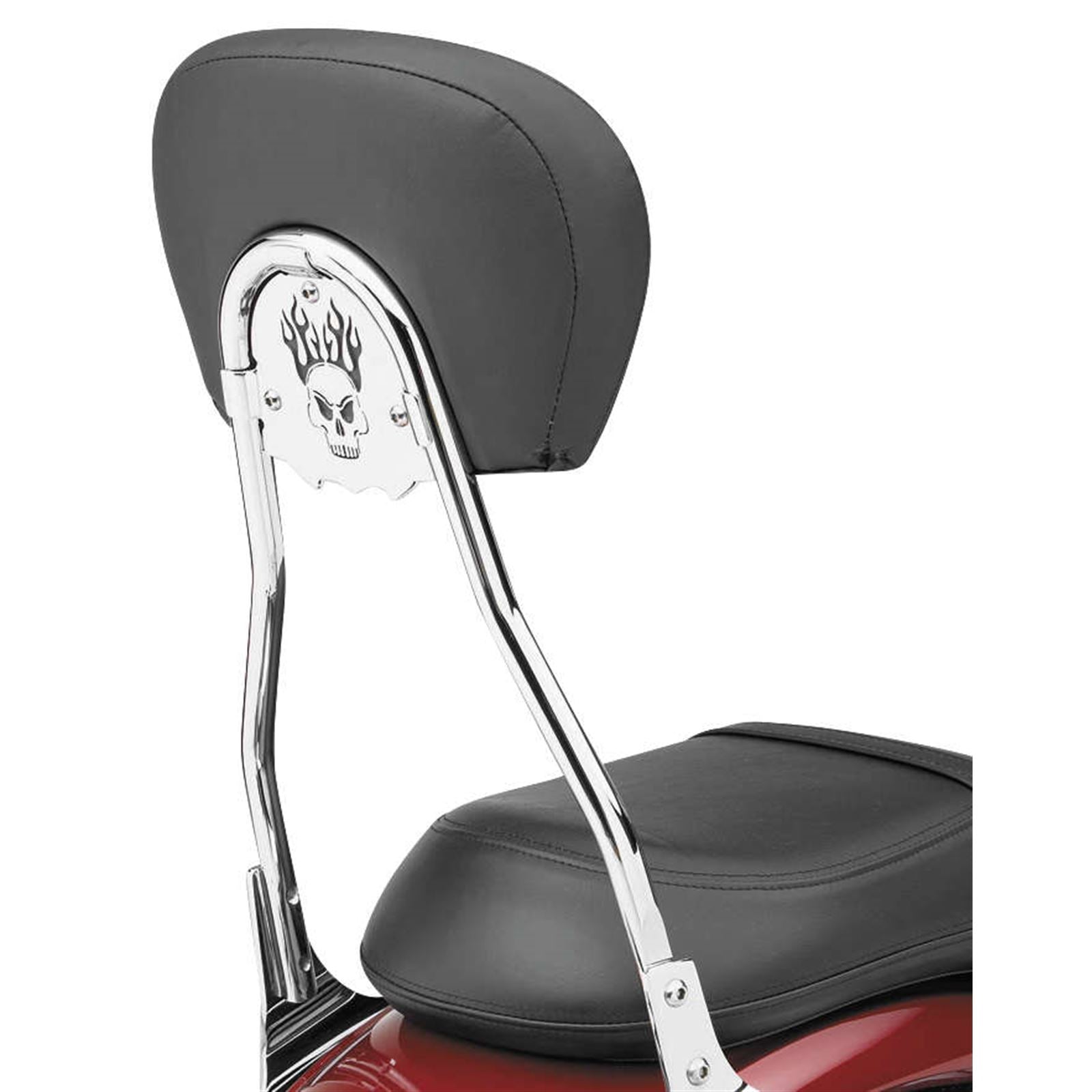 Backrest Insert for Cobra Sissy Bars - Skull - Round 02-5071_81449