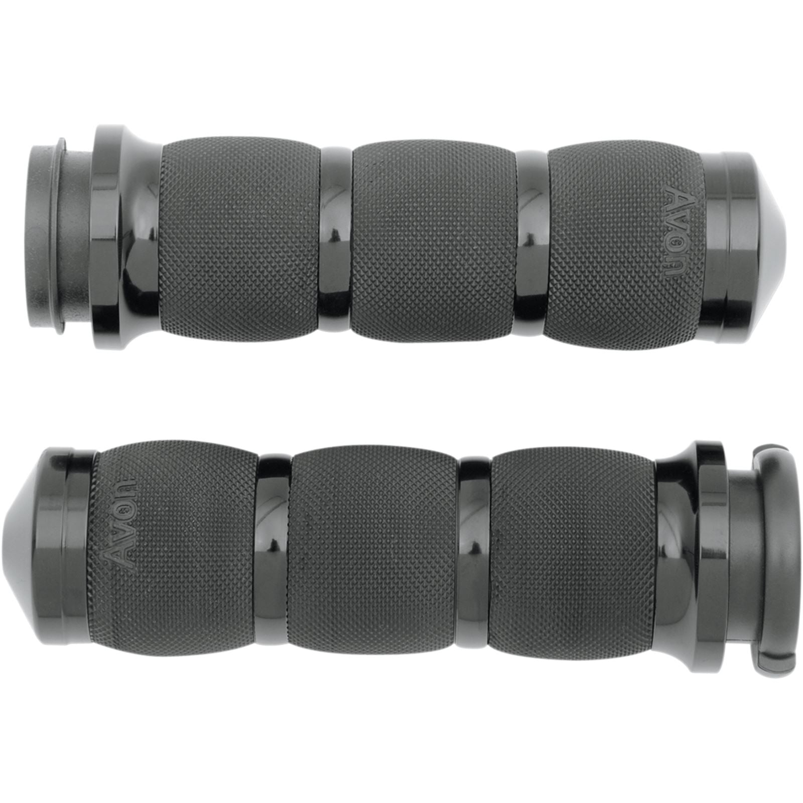 Avon Grips Air Cushioned Grips with Fly-by-Wire Throttle Black AIR-90-ANO-FLY_347504