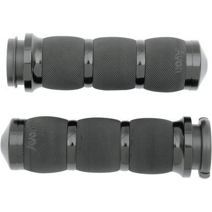 Avon Grips Air Cushioned Grips with Fly-by-Wire Throttle Black AIR-90-ANO-FLY_347504
