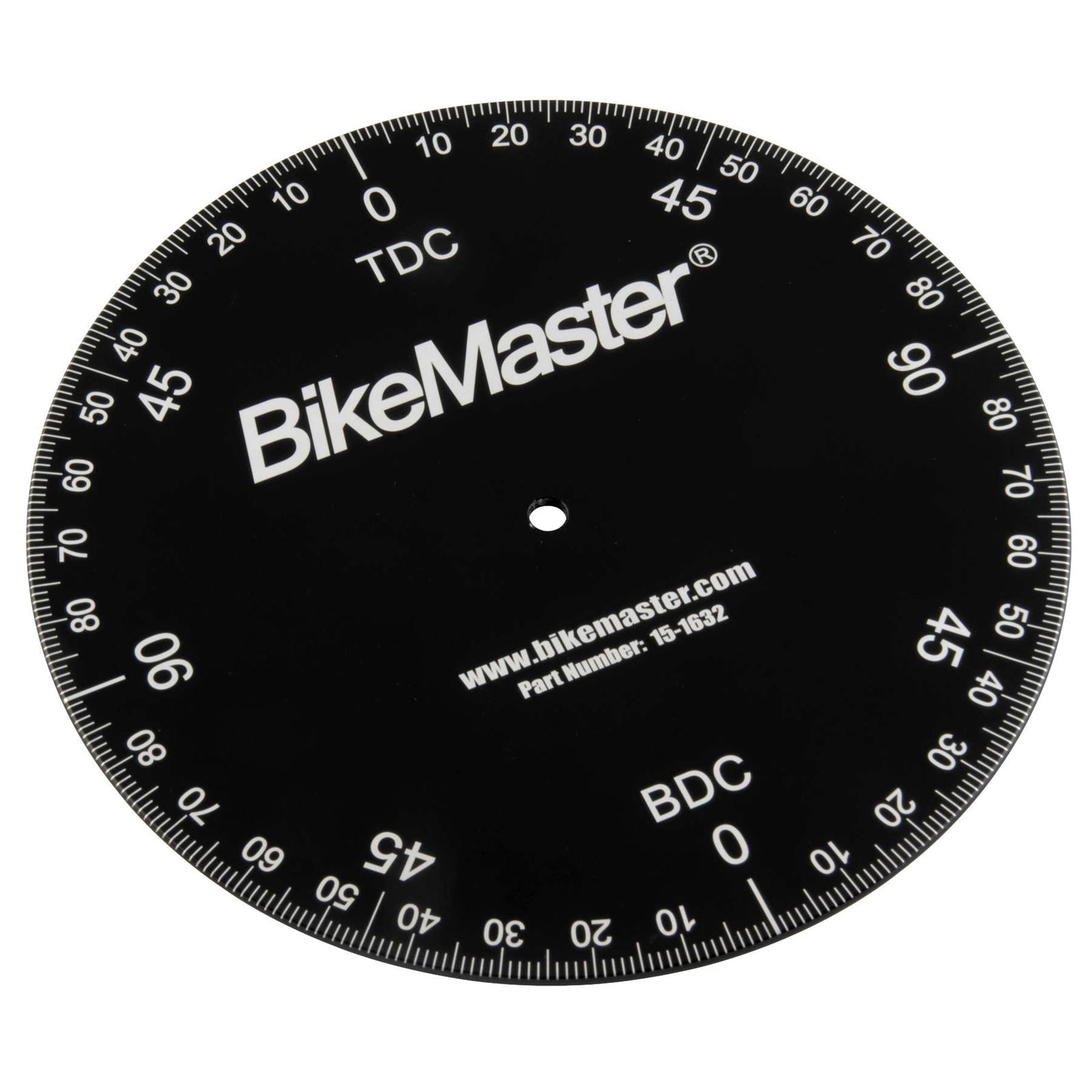 BikeMaster Aluminum Timing Degree Wheel - 7" diameter 37-002_81459