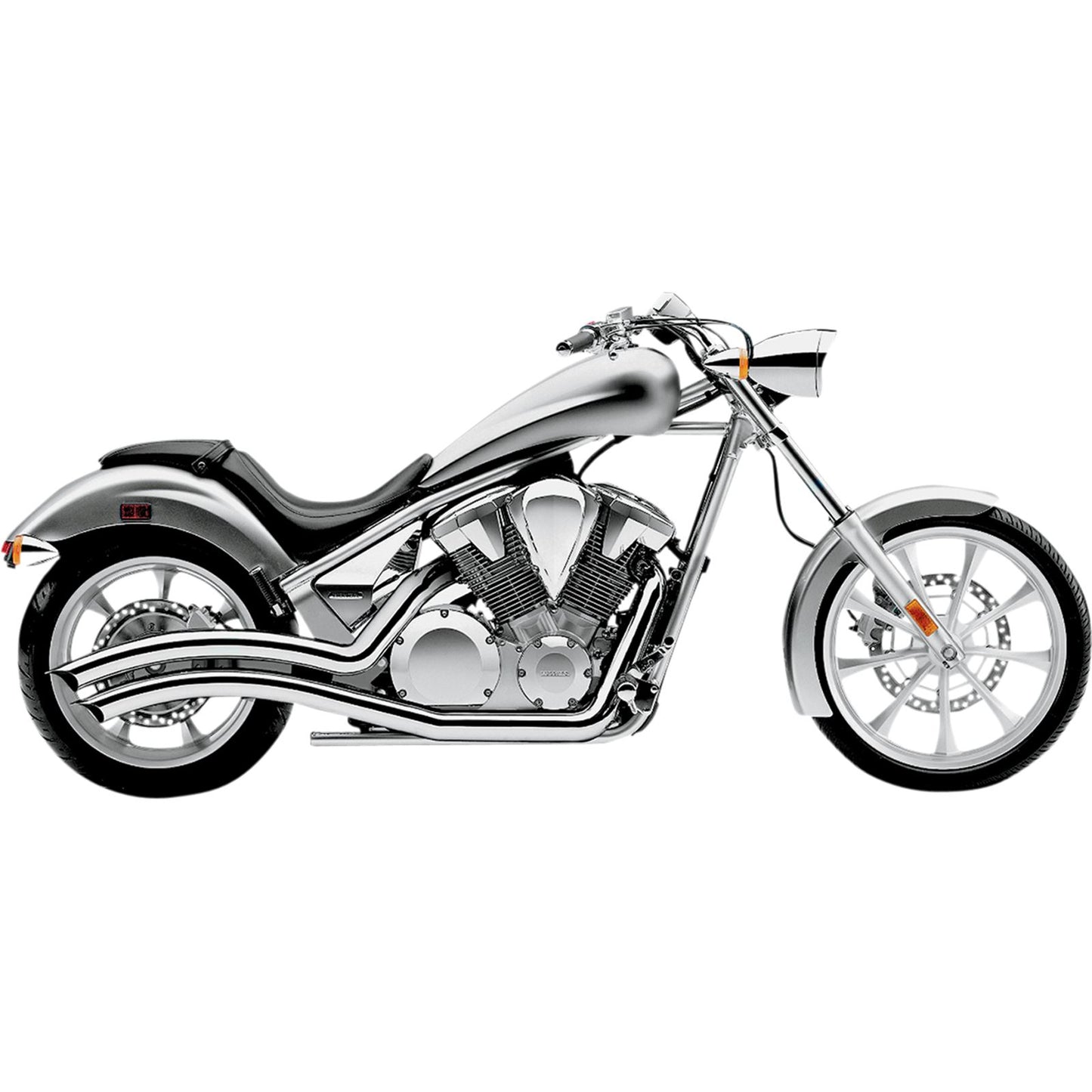 Cobra Speedster Swept Exhaust - Chrome - VT1300 1233_362019