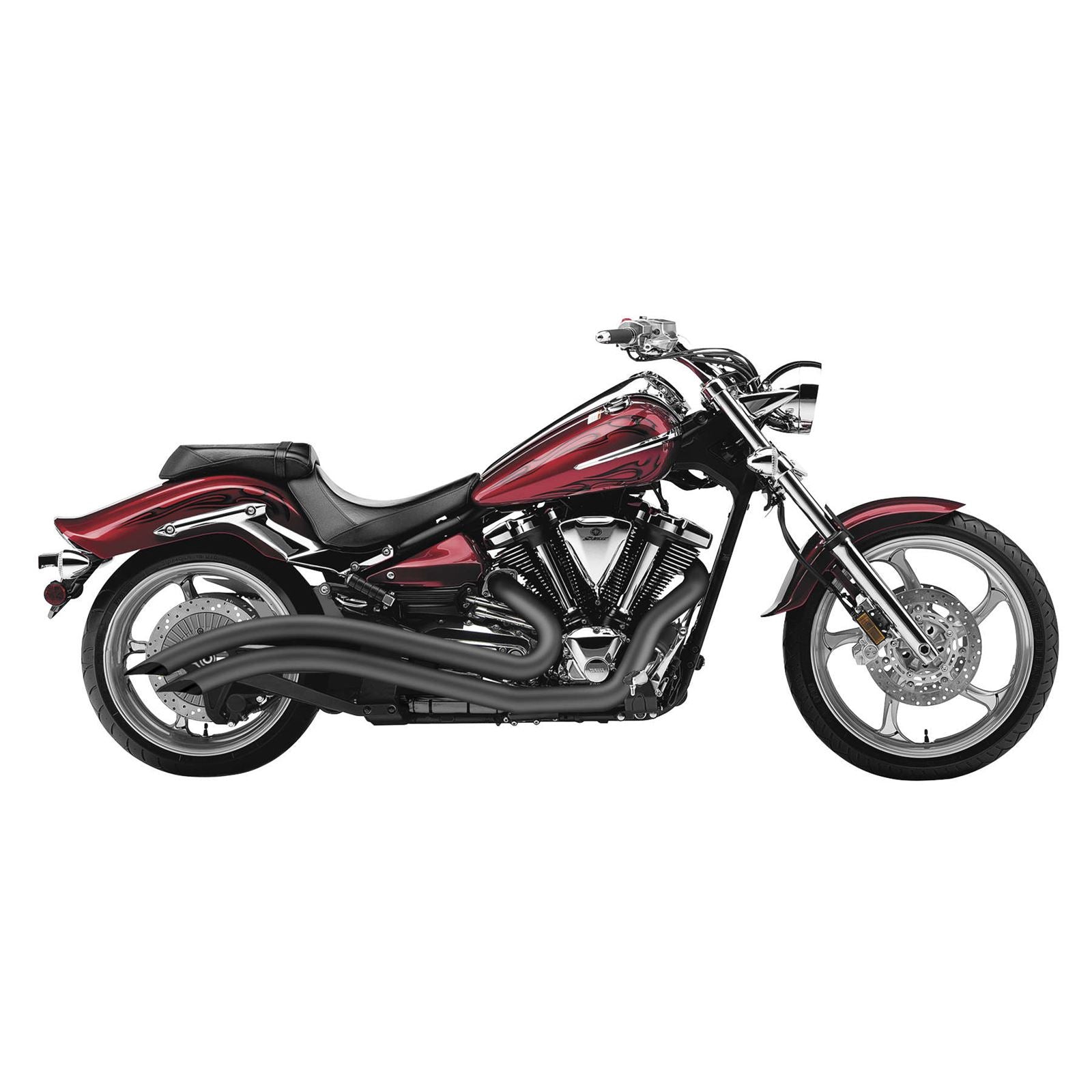 Cobra Speedster Swept Exhaust - Black - Raider 2225B_81484