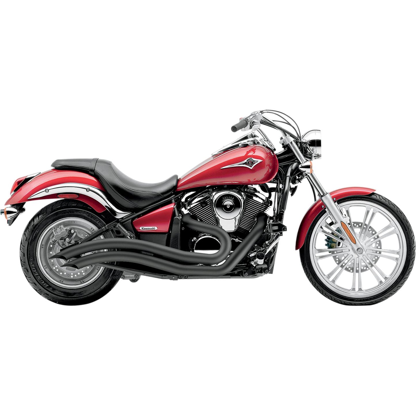 Cobra Speedster Swept Exhaust - Black - Vulcan 900 4218B_362026