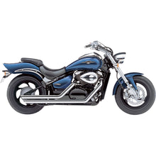 Cobra Street Rod Slashdown Exhaust - Chrome with Bungs - C50/M50 3918_362031
