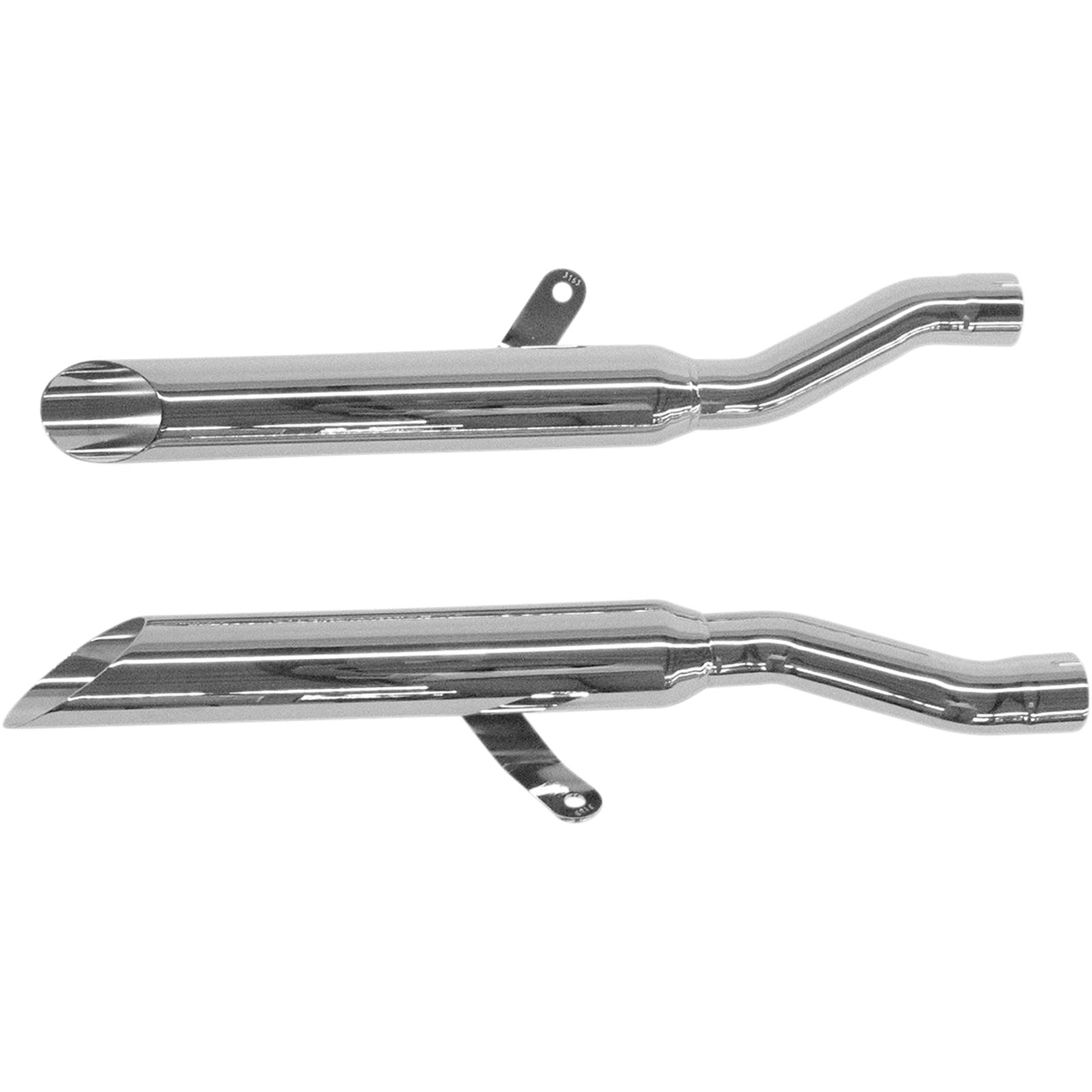 Cobra Slashcut Mufflers - Chrome For Suzuki Boulevard Intruder 800 '92-'09 3163TSSC_362385