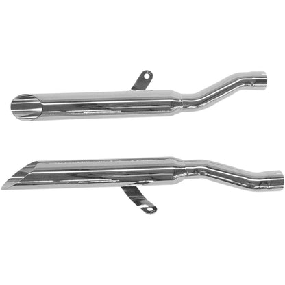 Cobra Slashcut Mufflers - Chrome For Suzuki Boulevard Intruder 800 '92-'09 3163TSSC_362385