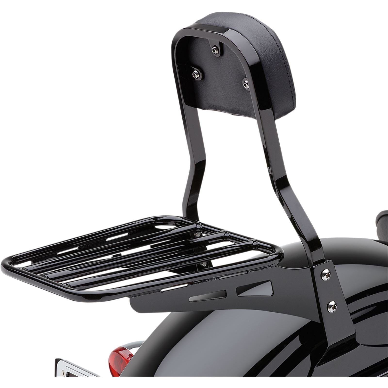 Cobra Sissy Bar Luggage Rack - Black - Tubular 02-3500B_361303