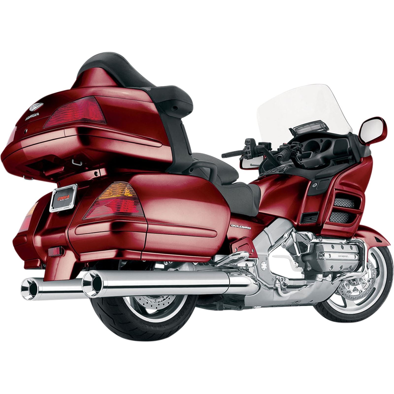 Cobra Scalloped Mufflers - Long - GL1800/F6B 1216_362131