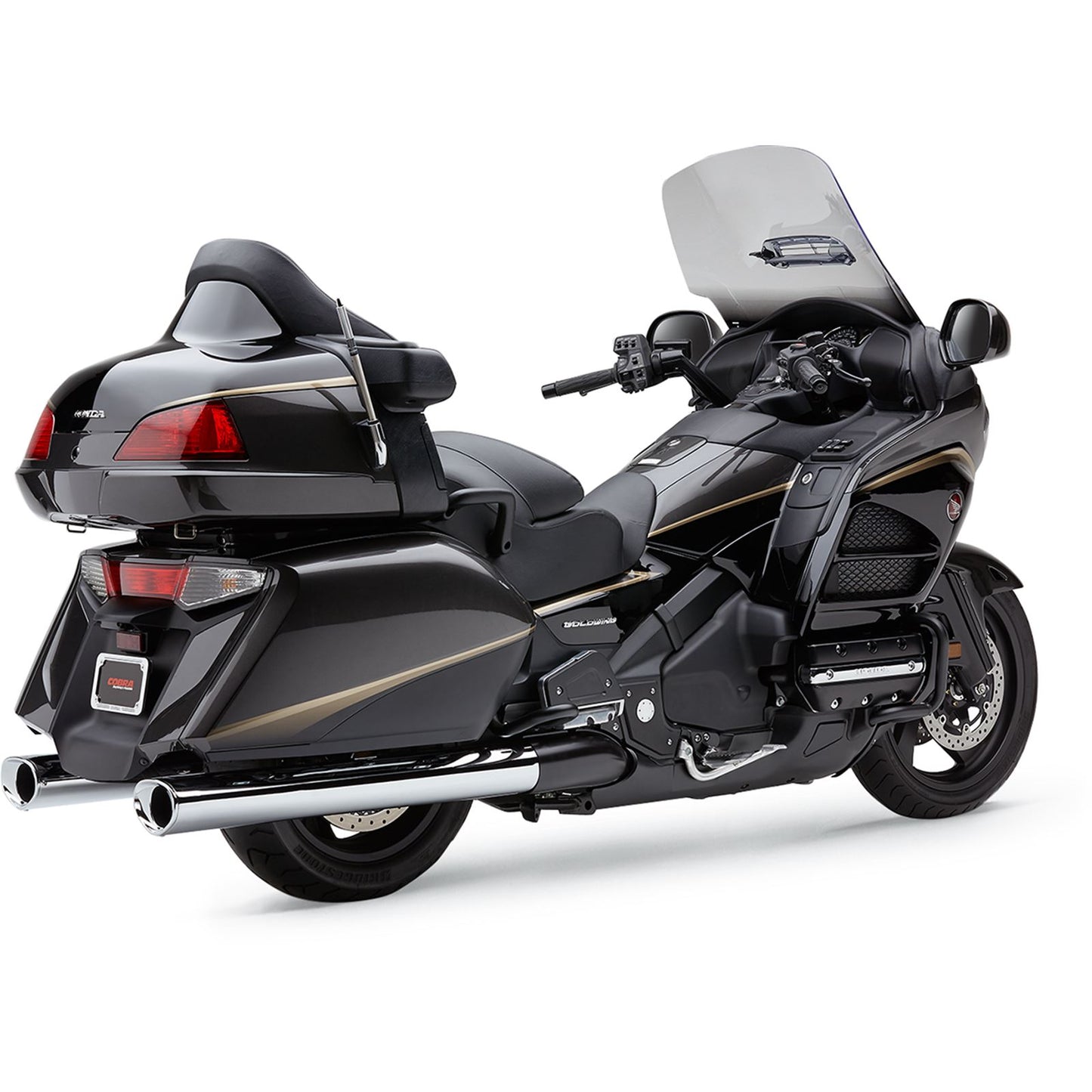 Cobra Tri Flow Mufflers - Chrome 1218_362146