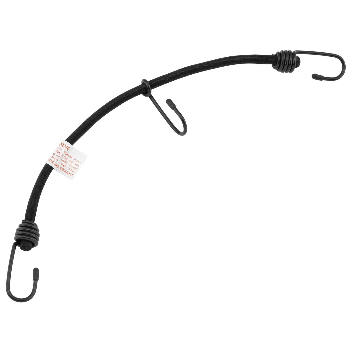 BikeMaster Heavy-Duty Black Bungee Cords 3-Hooks - 18'' 100138_81695