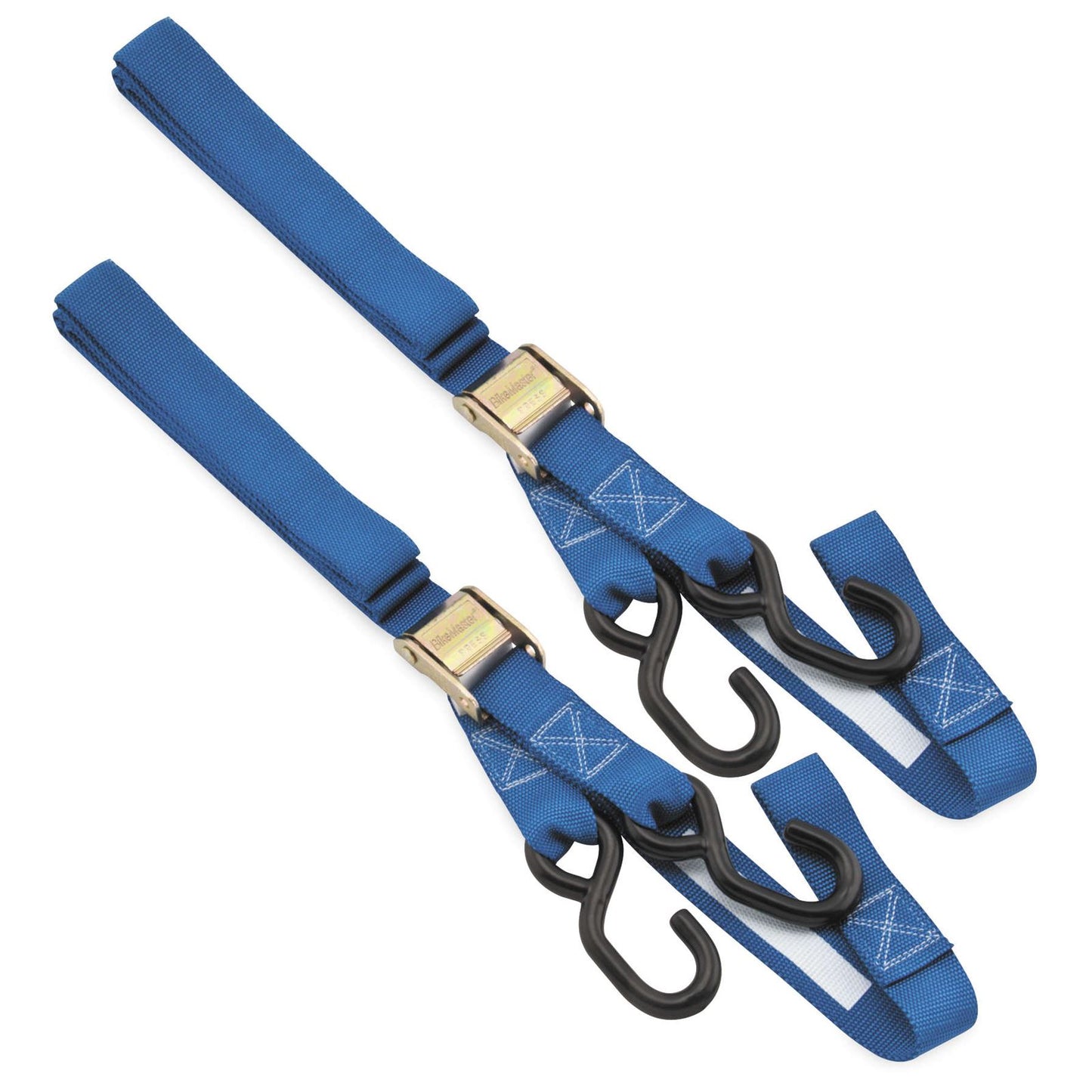 BikeMaster Integrated Soft Hook Tie Downs Blue - 1.5'' x 84'' 100518_81713