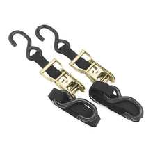 BikeMaster Ratchet Tie Downs Black - 1'' x 66'' 10-0524_81716