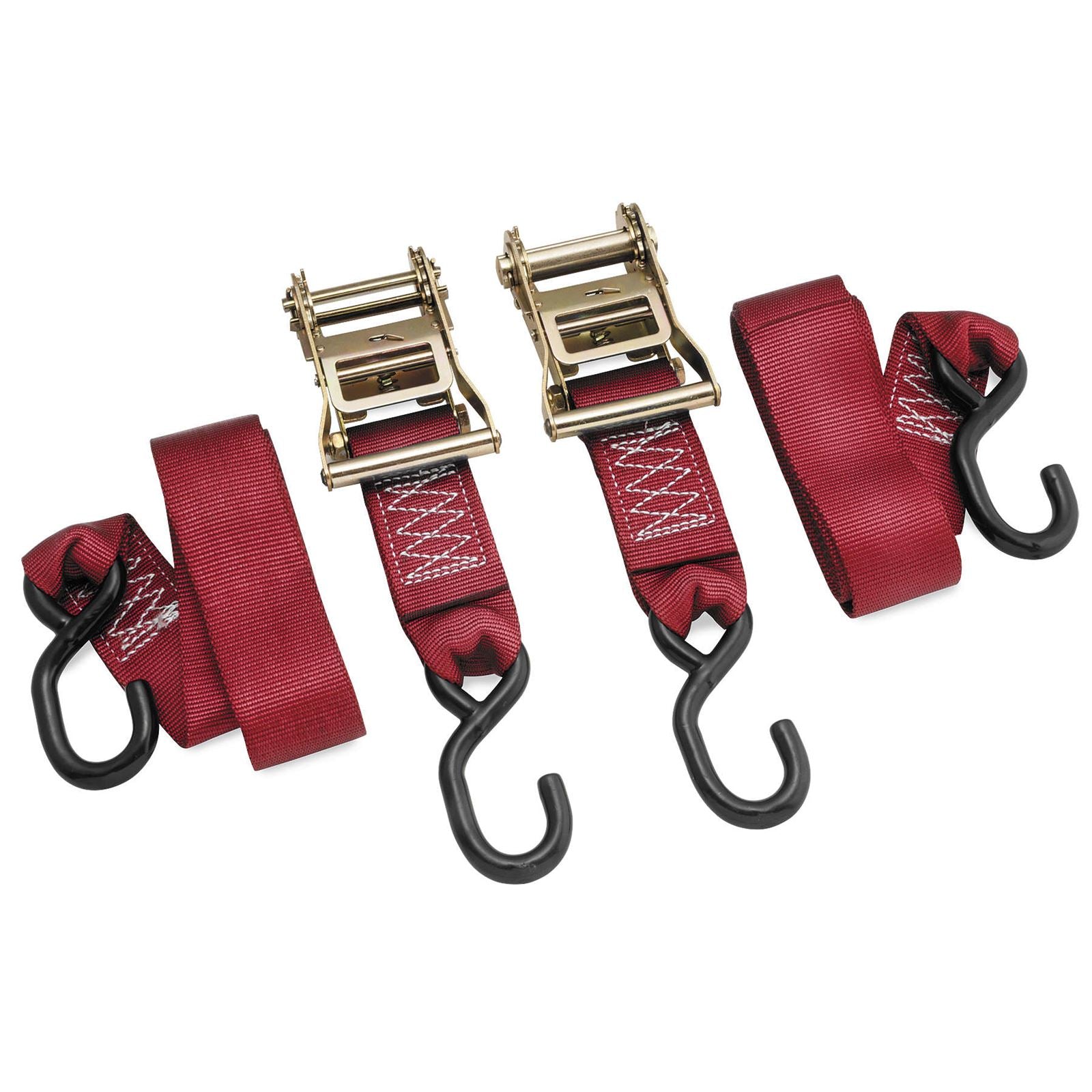 BikeMaster Ratchet Tie Downs Red - 2'' x 84'' 100577_81735