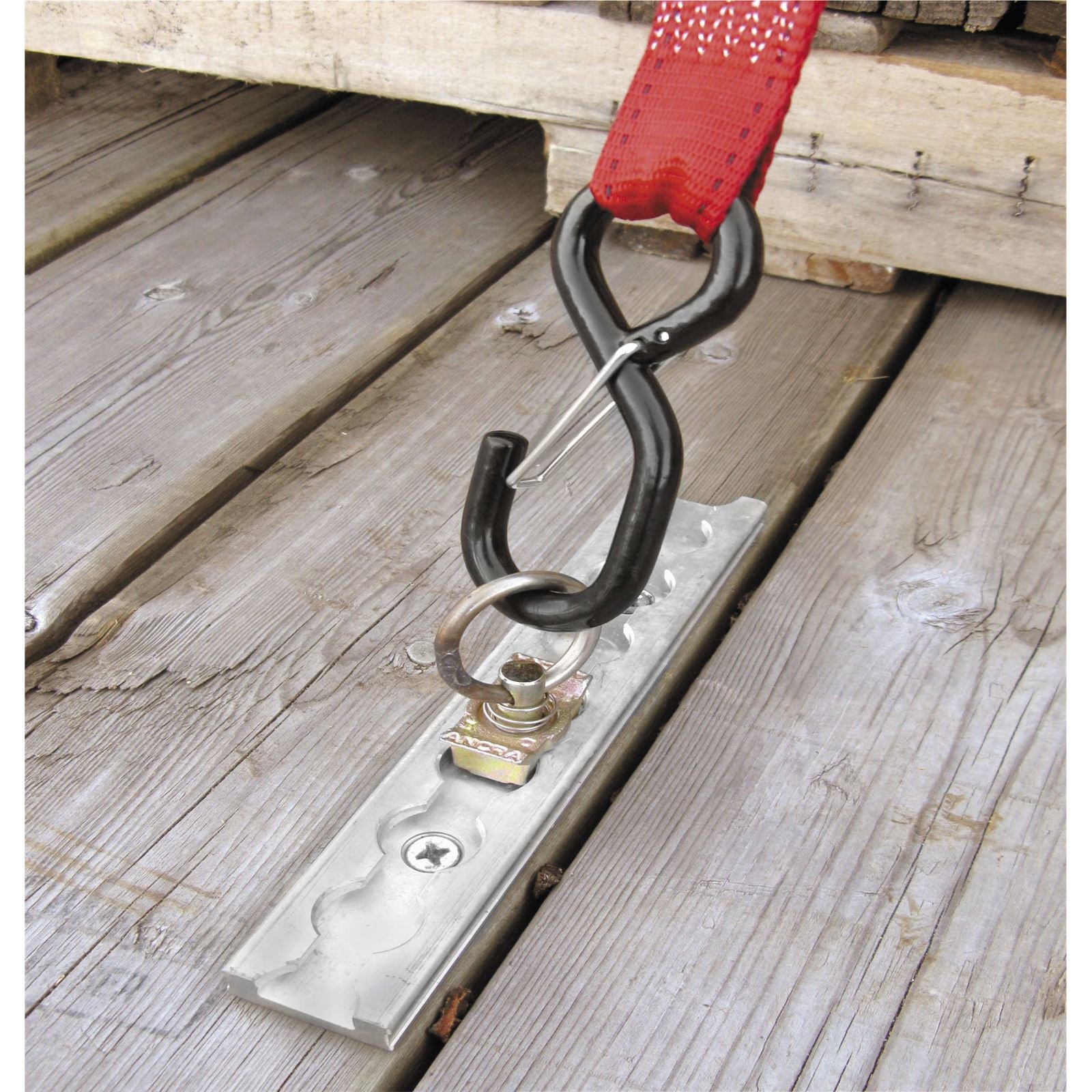 Ancra S-Line O-Track Single Stud Anchor Silver [MPN: XH8005]_81793