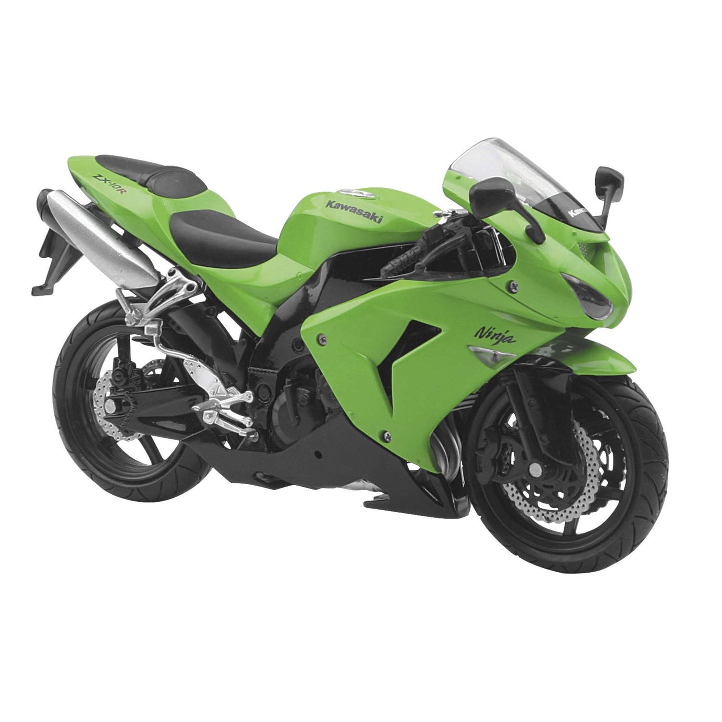 New-Ray Toys Replica 1:12 Scale Sport Bike - Kawasaki 2006 ZX-10R - Green 42447A_82066