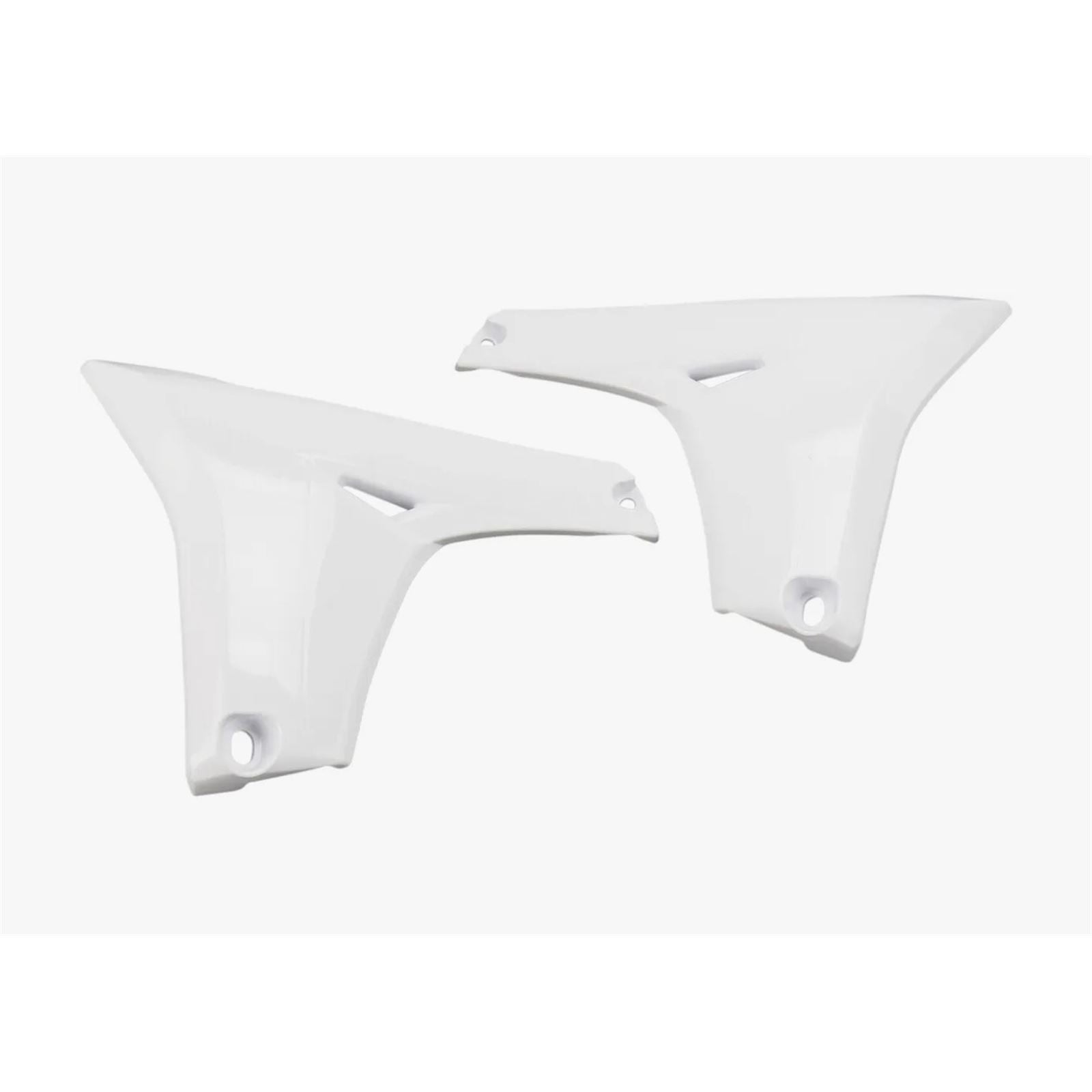 UFO Plastics Radiator Shrouds for Yamaha White [MPN: YA04847-046]_1397524