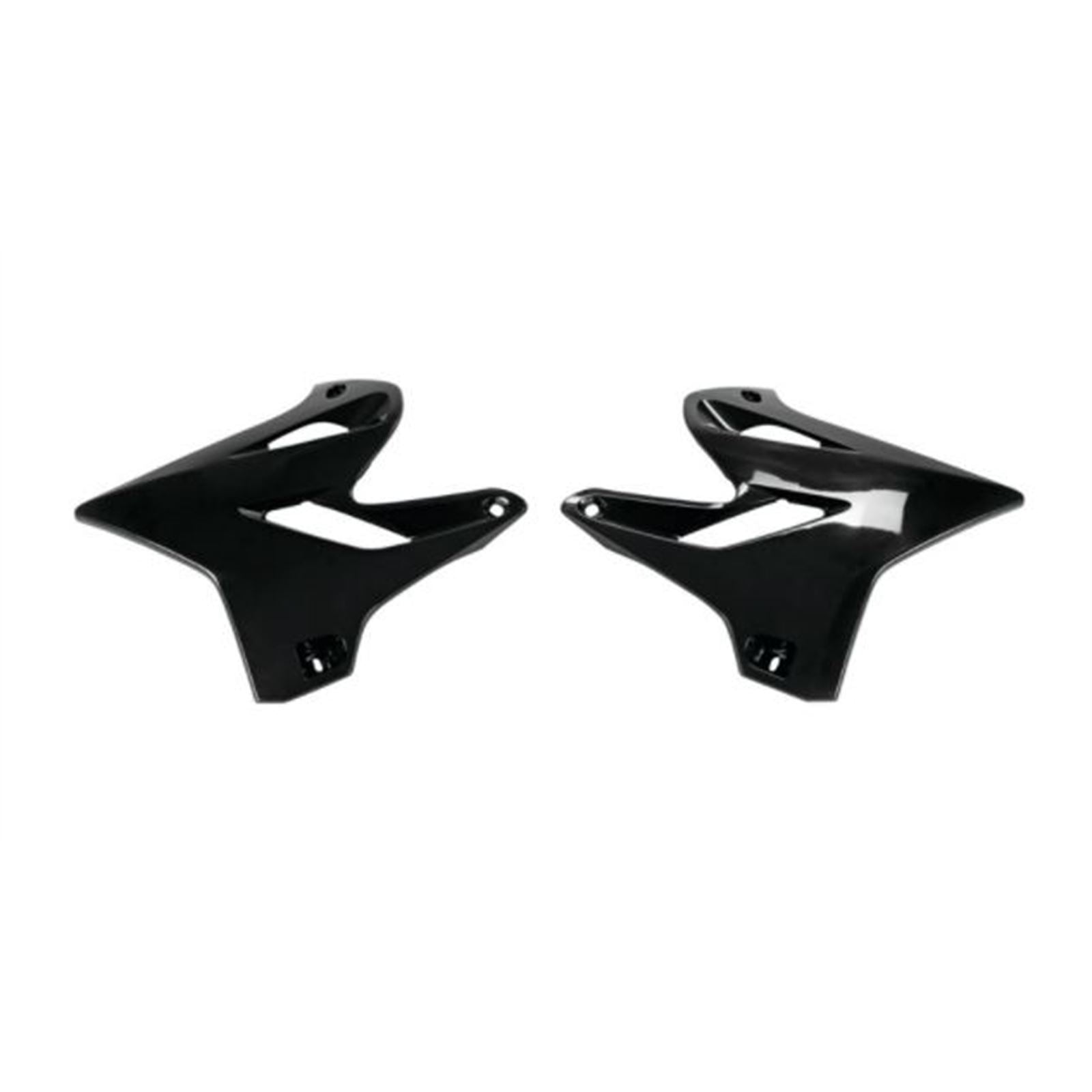 UFO Plastics Radiator Shrouds - YZ125/250 '15-17 - Black [MPN: YA04844-001]_867285