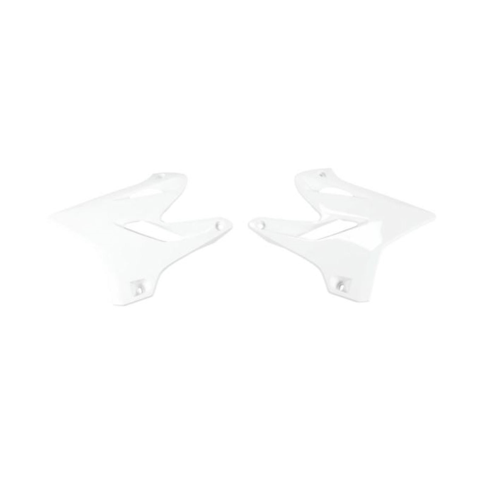 UFO Plastics Radiator Shrouds - YZ125/250 '15-17 - White [MPN: YA04844-046]_867286