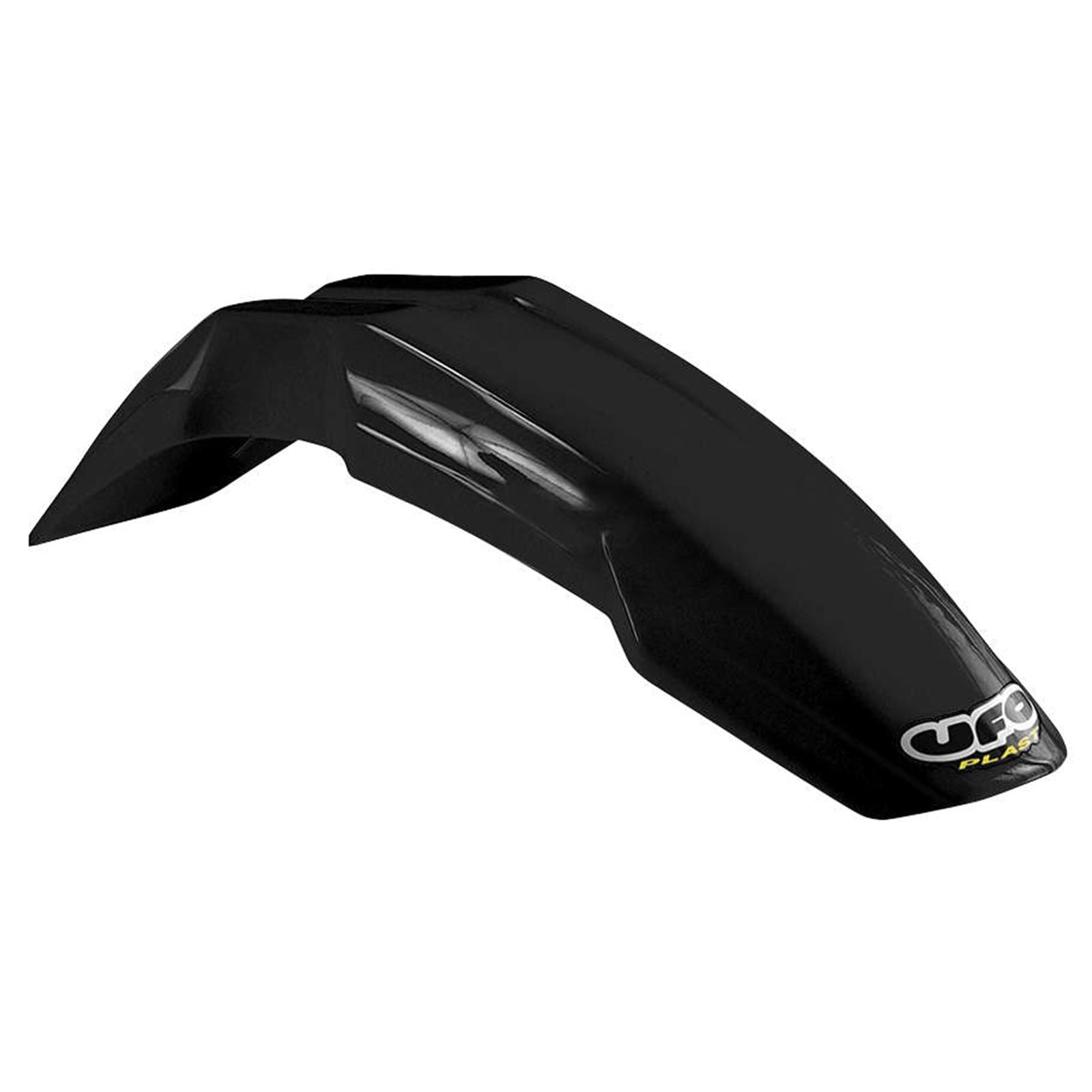 UFO Plastics Universal Supermoto Front Fender - Black [MPN: PA01029-001]_82219