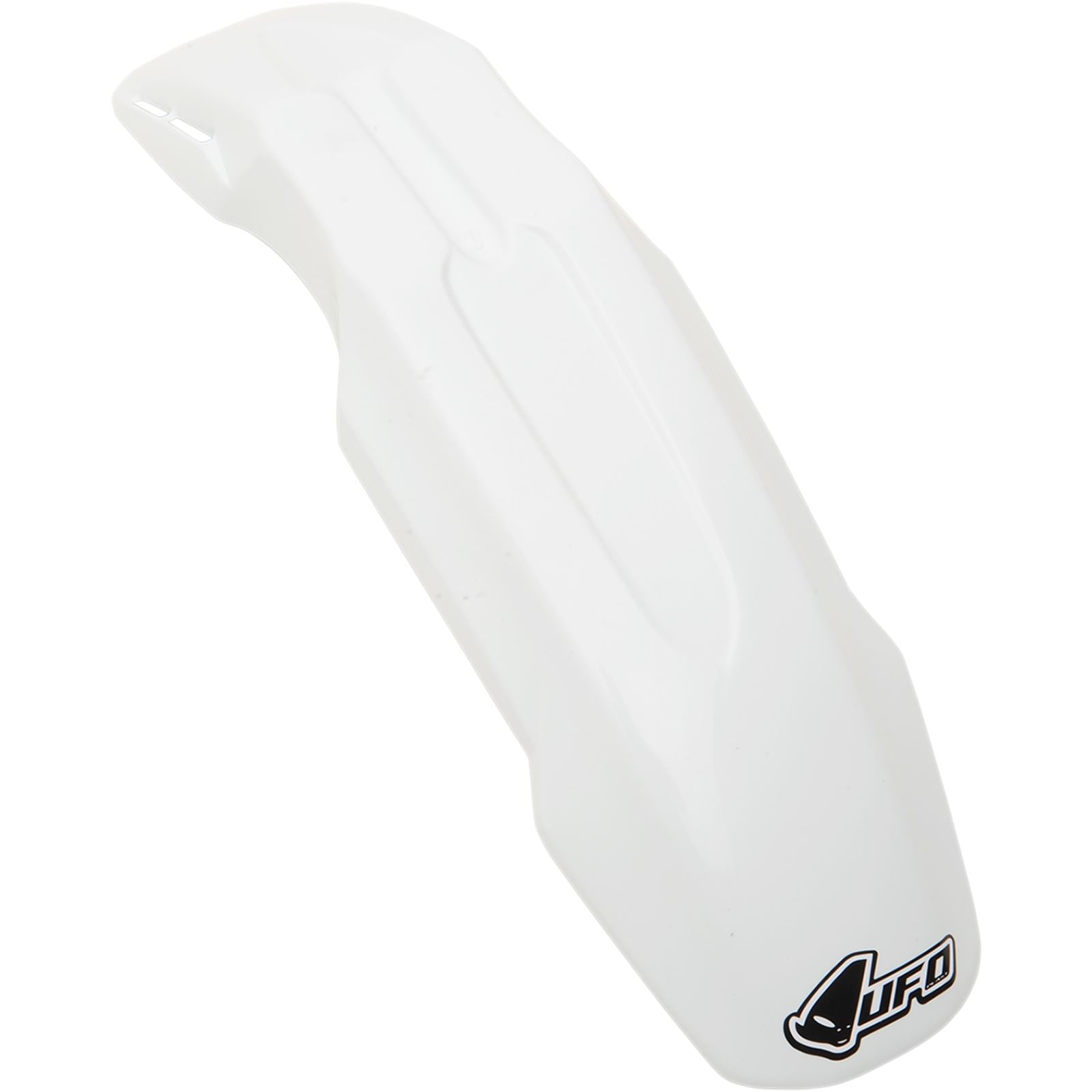 UFO Plastics Universal Supermoto Front Fender - White [MPN: PA01029-041]_487448