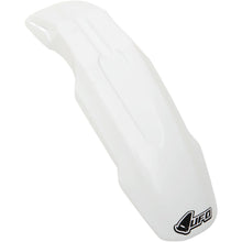 UFO Plastics Universal Supermoto Front Fender - White [MPN: PA01029-041]_487448