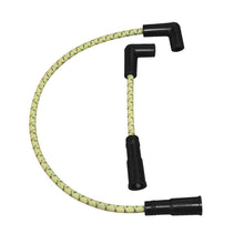 Sumax Braided Cloth Plug Wires - Yellow with Red/Black Tracer OPEN BOX [MPN: C20433]_1406168