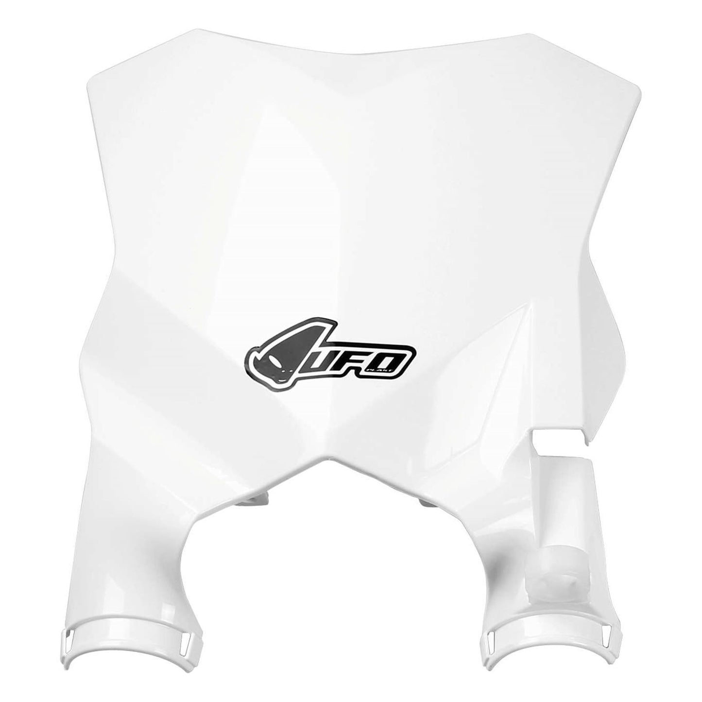 UFO Plastics Stadium Plate Number - White Fits Kawasaki [MPN: KA04746-047]_82367