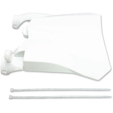 UFO Plastics Stadium Number Plate for Honda - White [MPN: HO04679-041]_486707