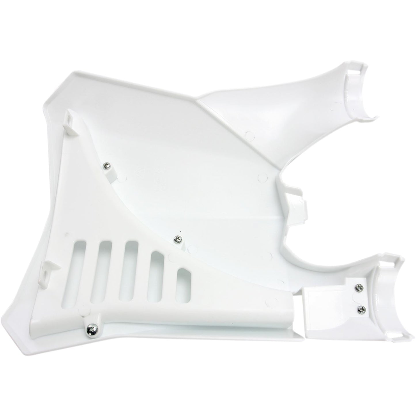 UFO Plastics Stadium Number Plate for Honda - White [MPN: HO04679-041]_486708