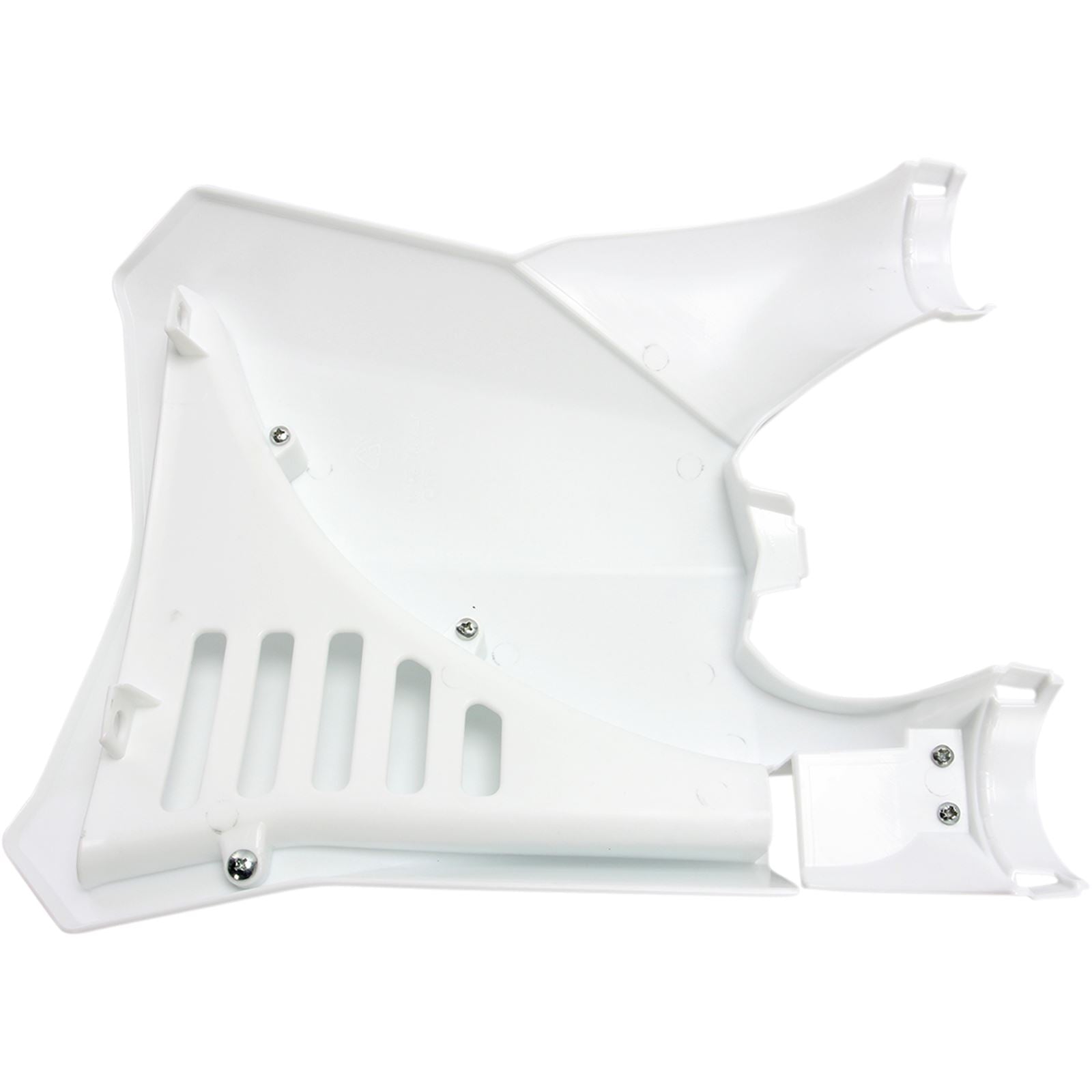 UFO Plastics Stadium Number Plate for Honda - White [MPN: HO04679-041]_486708